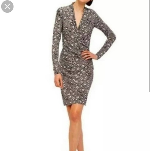 norma kamali leopard dress